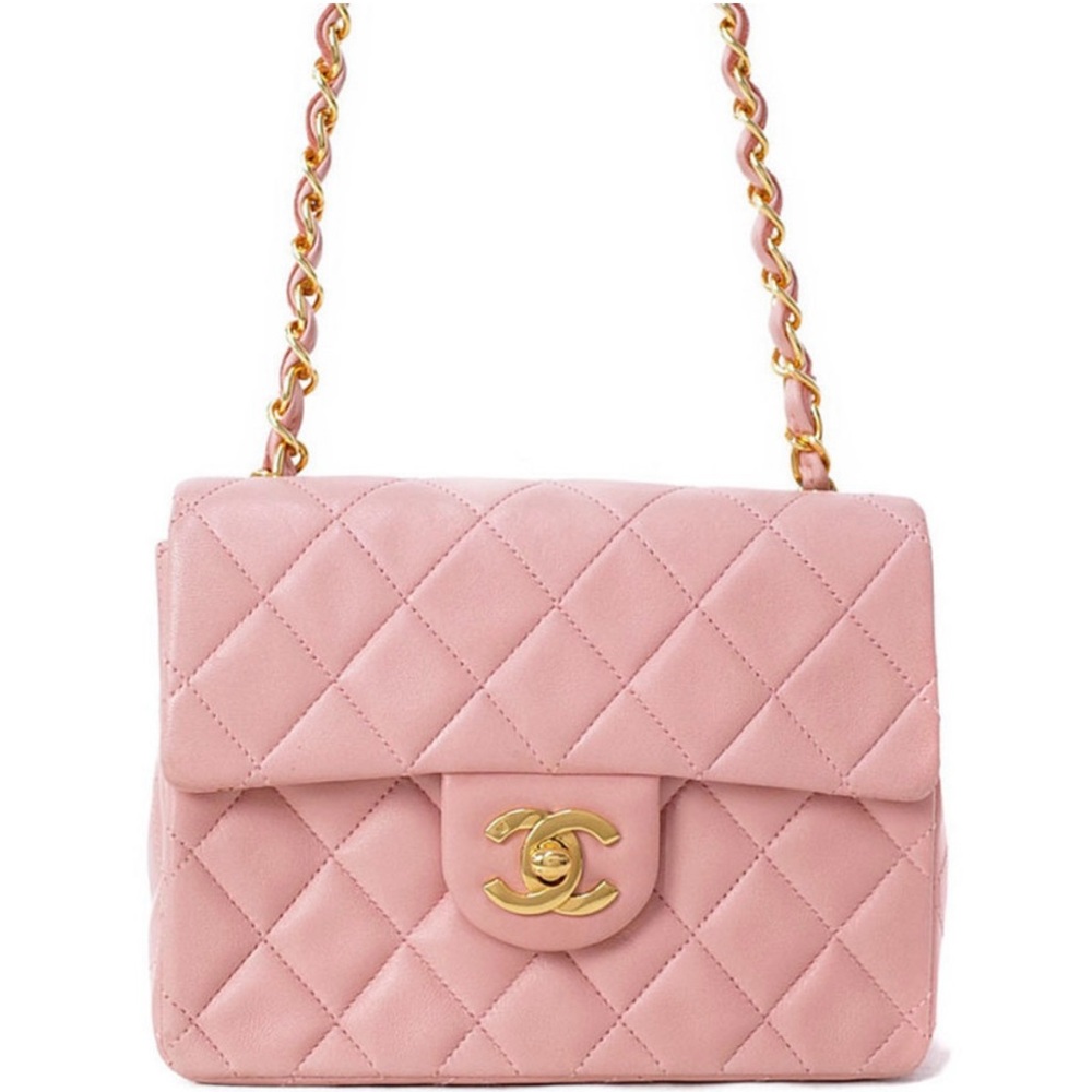 Chanel Mini Pink Quilted Shoulder Bag - Like new condition